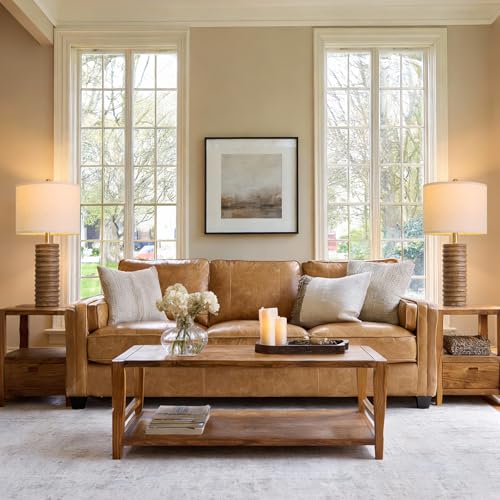 Farmhouse Table Lamps Set of 2 for Living Room (2 Count)