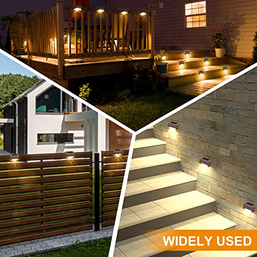 32 Pcs Solar Deck Step Lights Outdoor (32 Count)