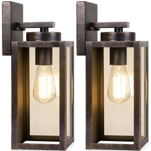 Outdoor Wall Light Fixtures (2 Count)