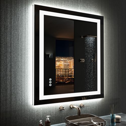 28"X32" LED Bathroom Mirror with Lights