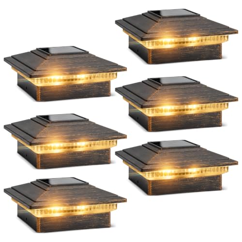 Solar Post Cap Lights 4pack (6 Count)