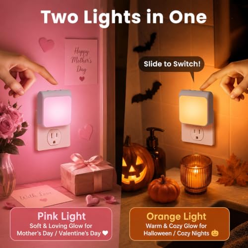 6 Packs Dimmable LED Night Lights Plug into Wall (6 Count)