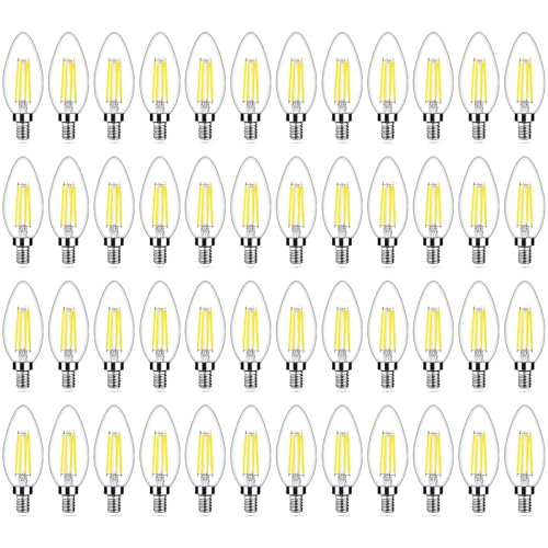 48 Pack Dimmable E12 LED Bulbs 40Watt Equivalent (48 Count)