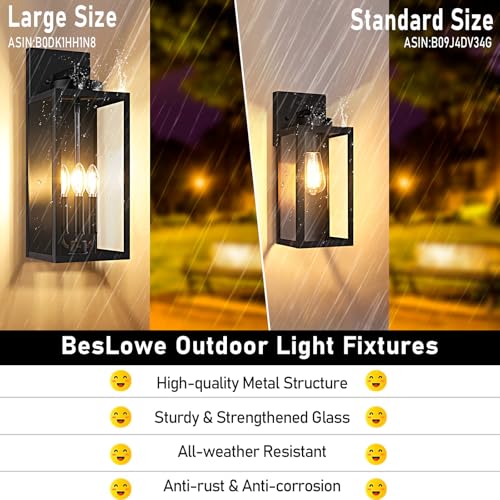 20’’ Large Outdoor Wall Lights (2 Count)