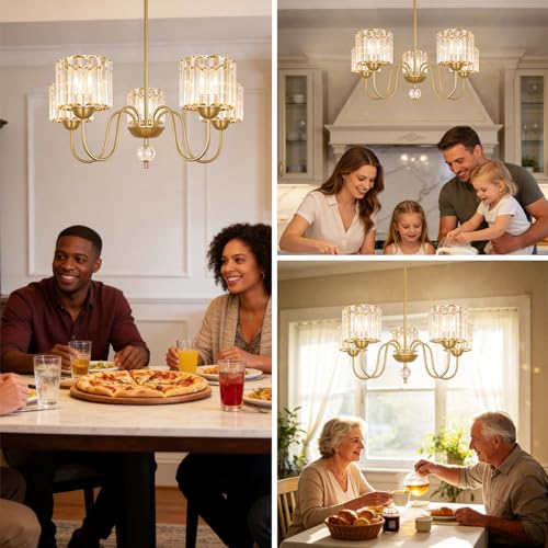 27'' Gold Chandeliers for Dining Room