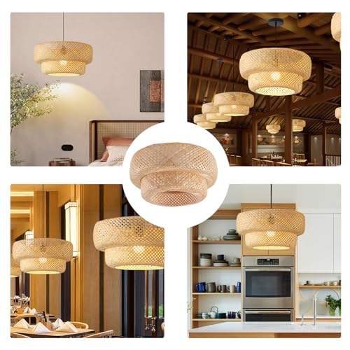 17.7" Bamboo Lamp Shade