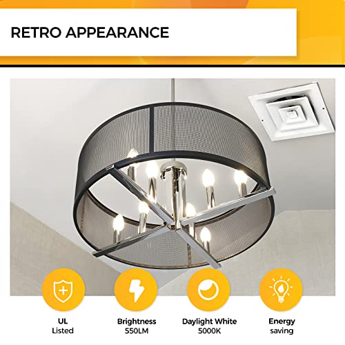 Candelabra Light Bulbs 60W Eq (12 Count)
