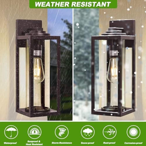 16in Large Outdoor Wall Lights for House (2 Count)