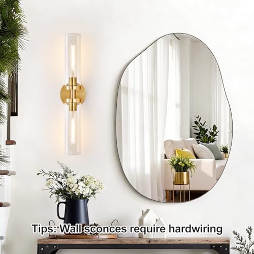 Brushed Gold Wall Sconces
