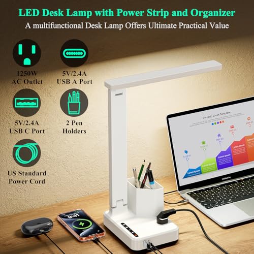 LED Desk Lamp USB A