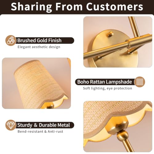 Bathroom Vanity Light Fixtures (Gold)