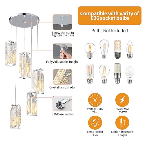 Chrome Pendant Lighting Modern Pendant Light