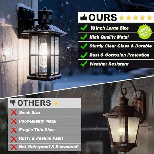 15inch Outdoor Wall Light Fixtures (4 Count)