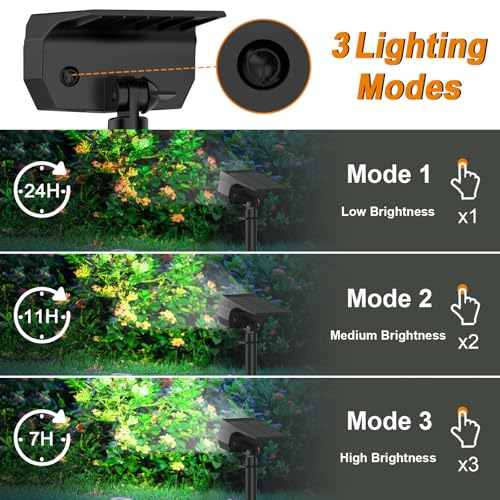 Solar Spot Lights Outdoor (12 Count)