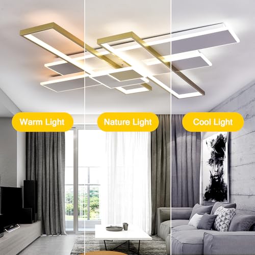 119W Large Modern LED Ceiling Lights for Living Room