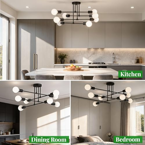 Modern Sputnik Chandelier Ceiling Light Fixtures