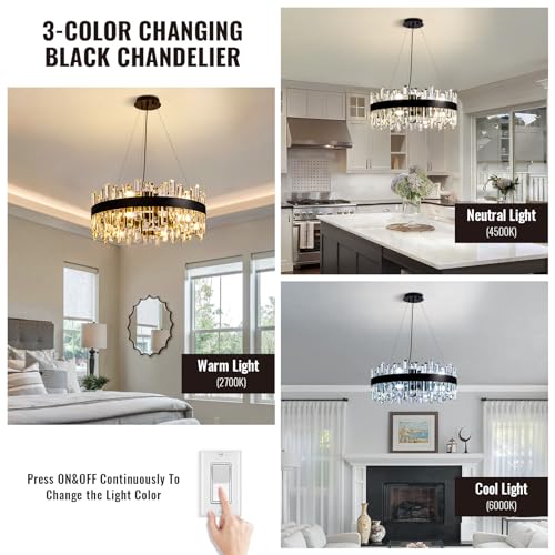 23.6'' Modern Crystal Chandelier