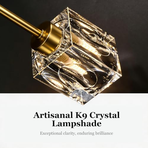 Sputnik Crystal Chandelier with 8