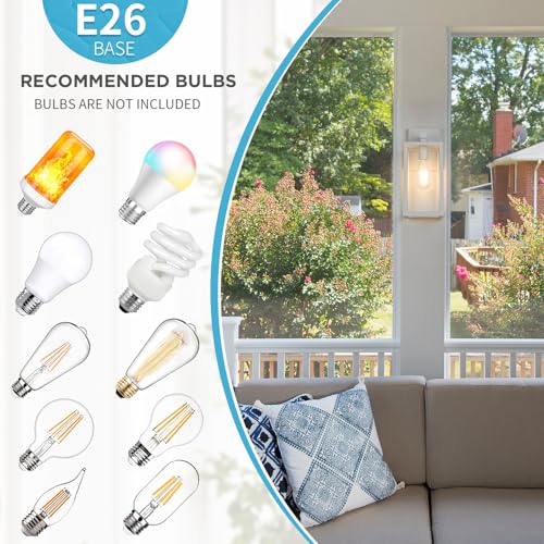Outdoor Wall Light Fixtures (2 Count)