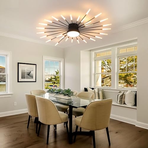 41.3 Inch Modern LED Flush Mount Ceiling Light