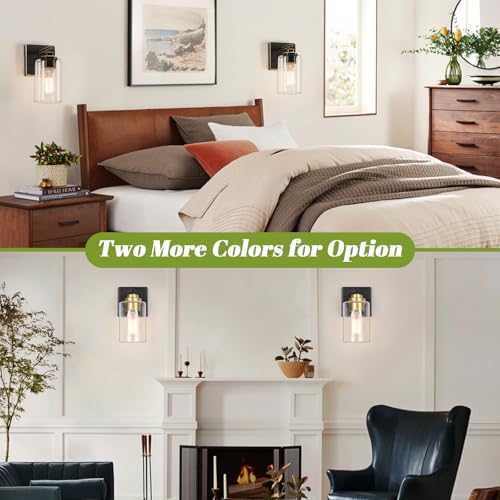 Set of 2 Wall Sconces for Bathroom (2 Count)