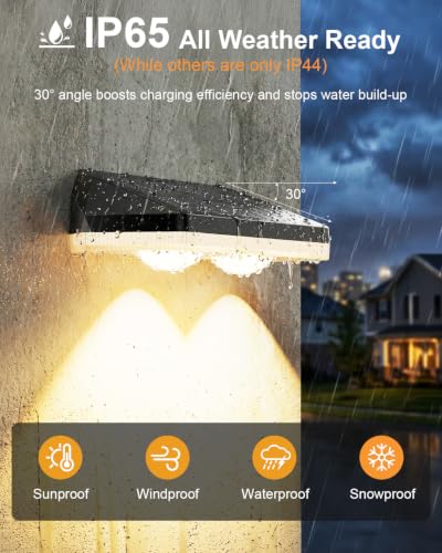Solar Fence Lights Outdoor
