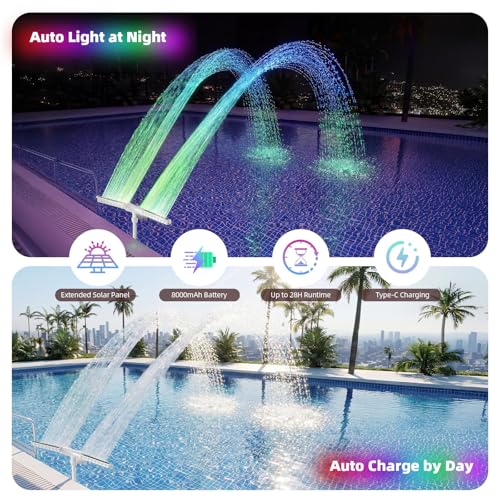 Solar Pool Fountain