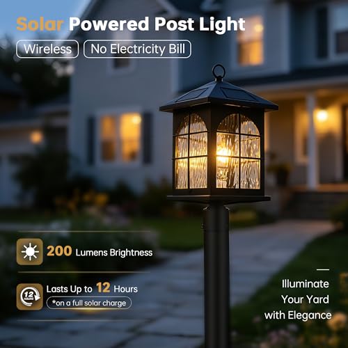 Solar Post Light Outdoor