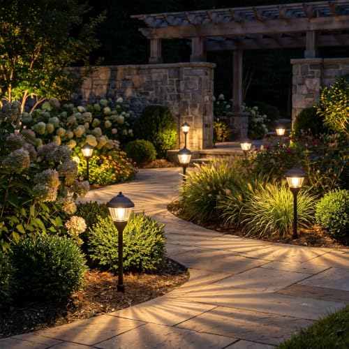 12V Low Voltage Path Lights 2W LED Landscape Lighting Bronze