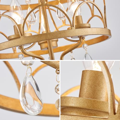 Crystal Ceiling Light Fixture