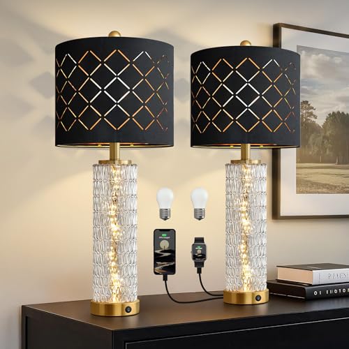 27.75" Modern Table Lamps Set of 2 (2 Count)