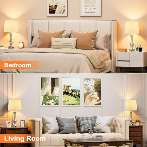 Touch Lamps for Nightstand (2 Count)