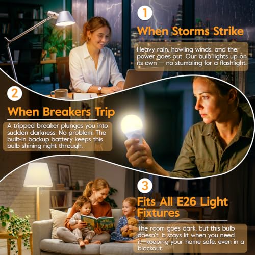 Rechargeable Light Bulbs (6 Count)