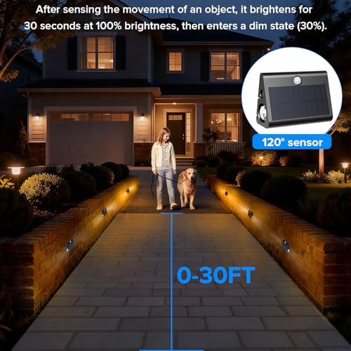 6 Pack Motion Sensor Solar Step Lights (6 Count)