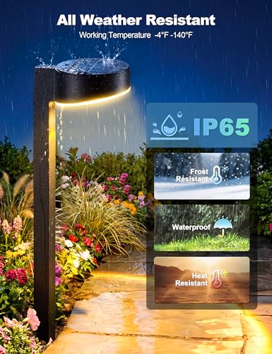 8 Pack Solar Pathway Lights Outdoor (8 Count)