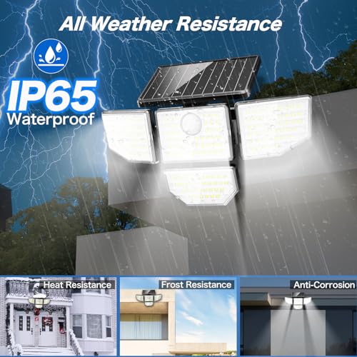 Outdor Security Solar Light (4 Count)