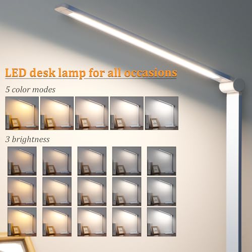 LED Desk Lamp with USB Ports