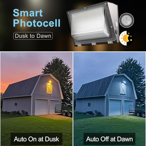 4 Pack 200W Wall Mount Wall Pack (4 Count)