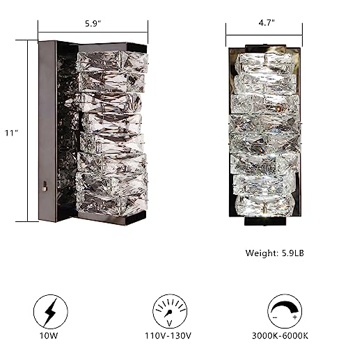 Modern Crystal Wall Sconce