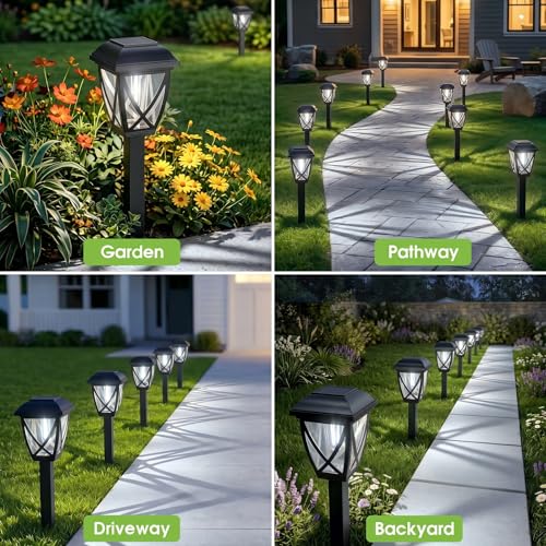 Solar Pathway Lights Outdoor 10 Pack (10 Count)