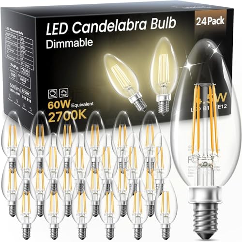 Candelabra LED Bulbs (24 Count)