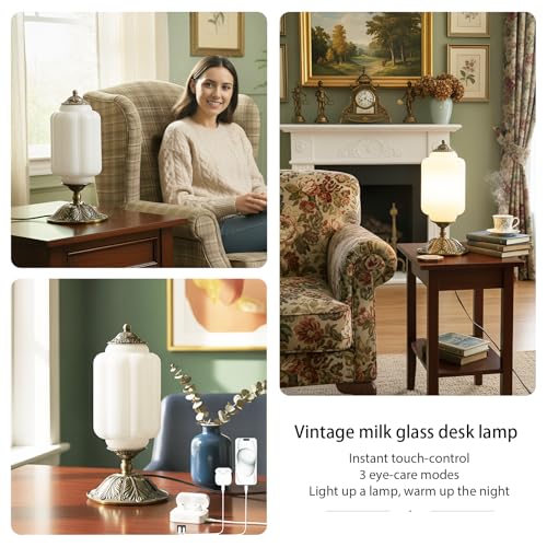 Vintage Touch Bedside Table Lamp