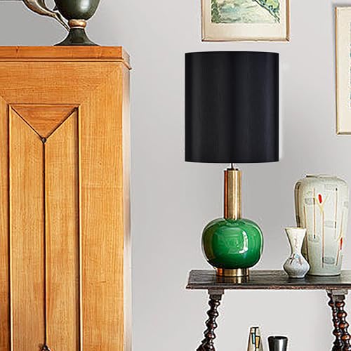 Small Drum Lamp Shades Black