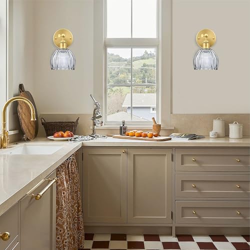 Vintage Battery Operated Wall Sconce (2 Count)