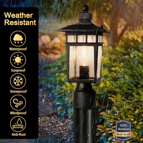 Dusk to Dawn Outdoor Post Lights 2 Pack (2 Count)