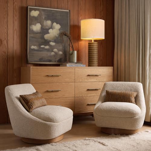 Farmhouse Table Lamps Set of 2 for Living Room (2 Count)