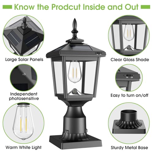 Solar Post Light Outdoor
