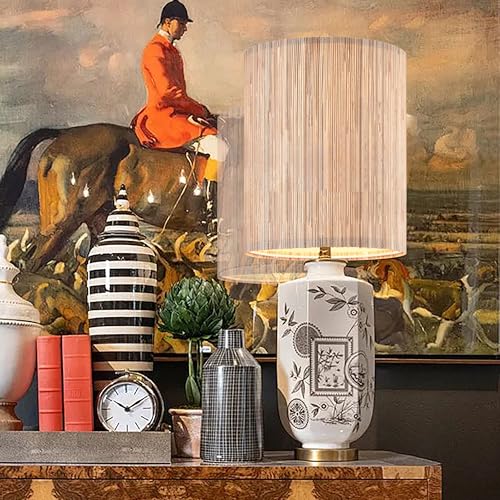 10 Inch Drum Boho Lamp Shades for Table Lamps Set of 2 (2 Count)