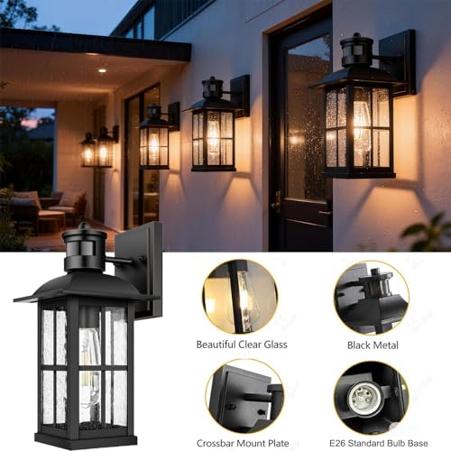 2Pack 15inch Outdoor Wall Light Fixtures (4 Count)