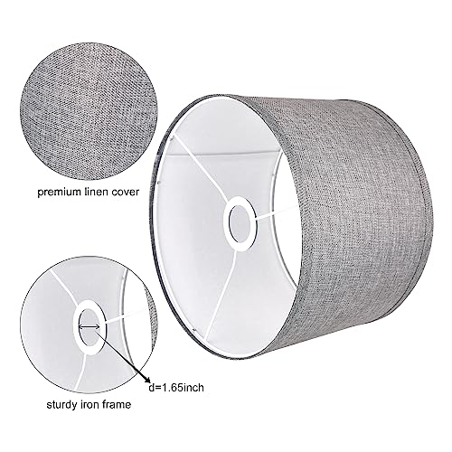11"x11"x8" Assembly Required Lampshade for Floor Lamp